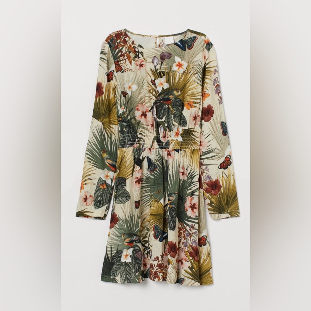 H&M Patterned Dress SIZE 6 - Picture 4 of 17